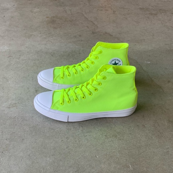 Converse Chuck Taylor All Star 2 High-Top Lightweight Vibrant Volt Classic Shoes